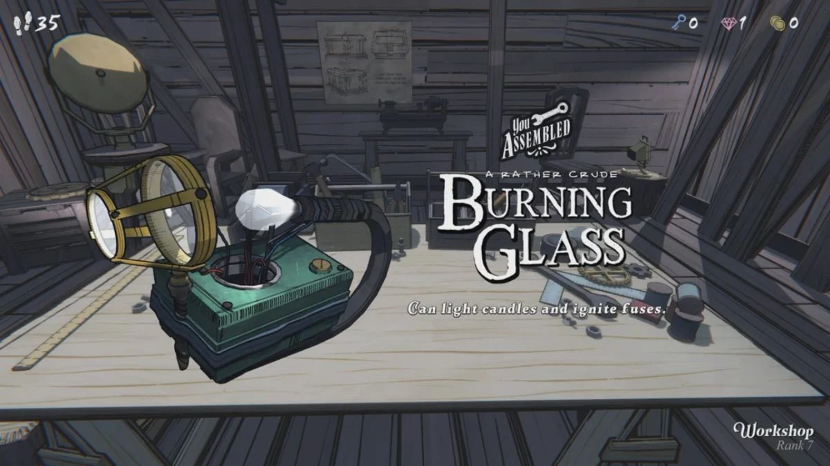 How to Use Burning Glass in Blue Prince?