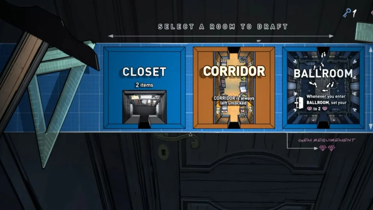 Ballroom in Blue Prince