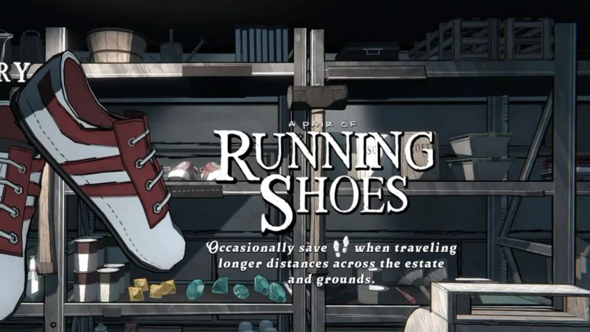 Where to Find Running Shoes in Blue Prince