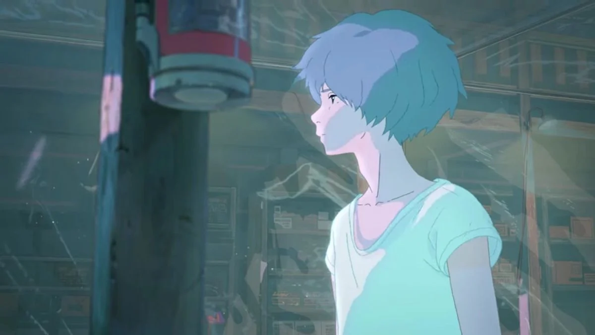 Anime protagonist Keitaro working in the Obinata Fireworks Shop factory in A NEW DAWN 2026.