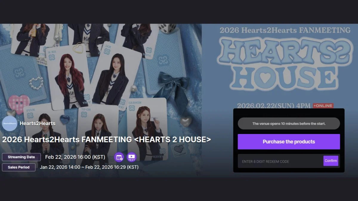 How to Join the 2026 Hearts2Hearts Fanmeeting Online? 