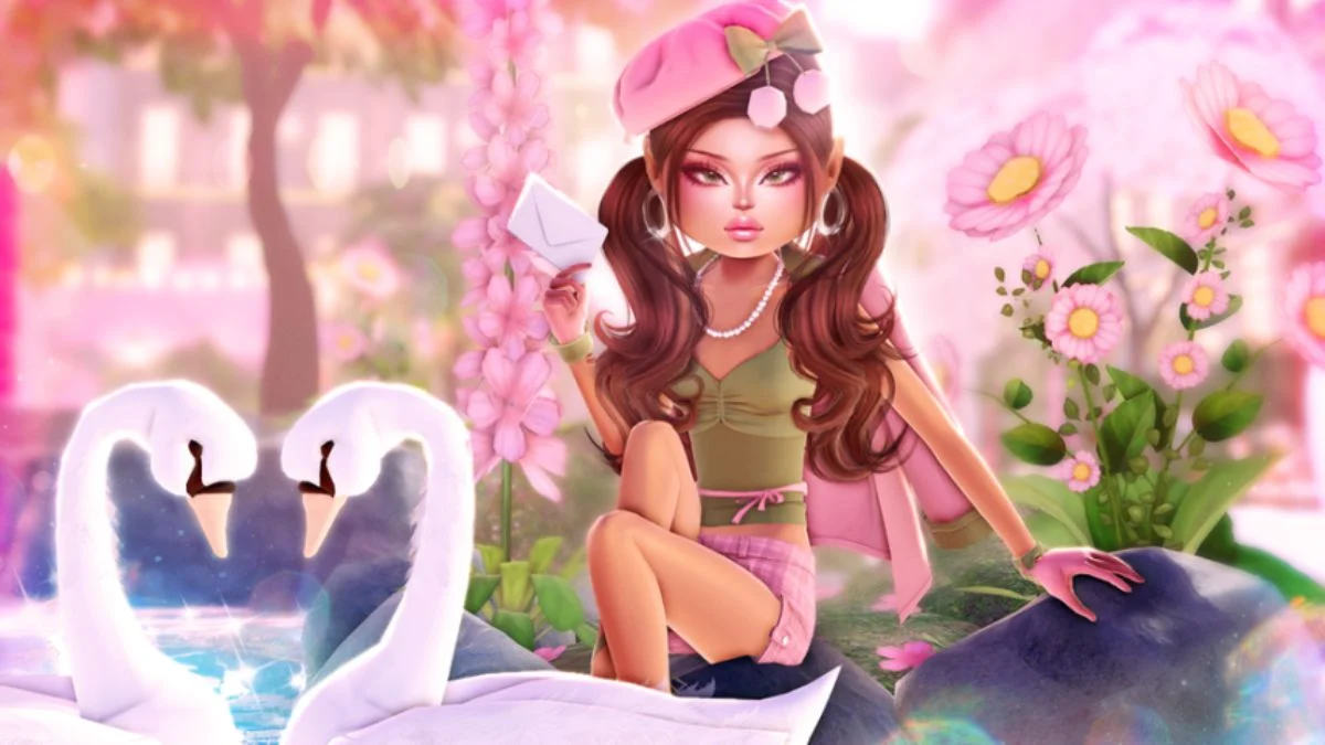 Roblox Dress to Impress gameplay showing the code redemption menu with a pink handbag icon.