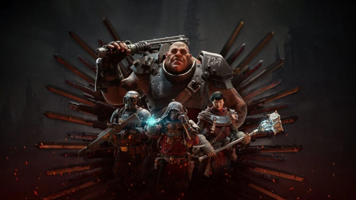 Warhammer 40000 Darktide Beyond the Hive Key Art