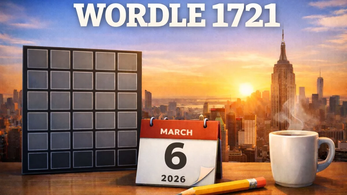 Wordle 1721 Hints and Answer – March 6, 2026