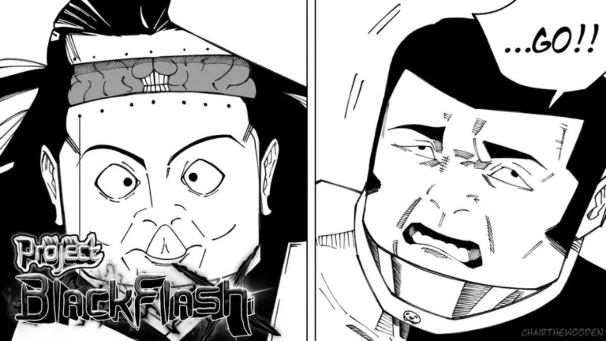 Project Baki 4 Roblox gameplay showcasing combat between two characters in a city environment.