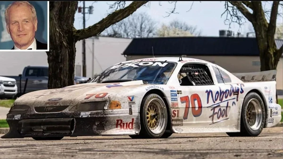 Paul Newman’s Legendary 1995 Daytona-Winning Ford Mustang Cobra Heads to Auction