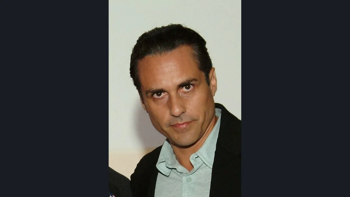 Maurice Benard looking directly at the camera in a close-up portrait photo.