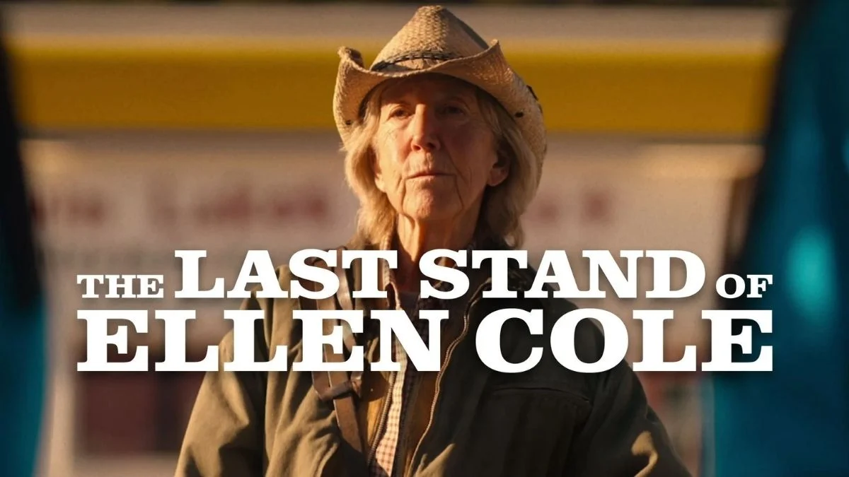 Lin Shaye wearing a cowboy hat in a still from the neo-Western action film The Last Stand of Ellen Cole