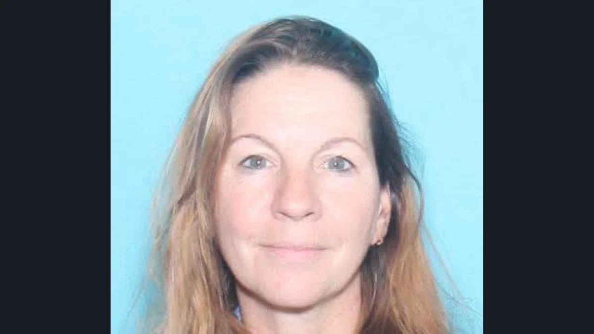 Booking mugshot photo of Karen Rezendes released by the Kingston Police Department
