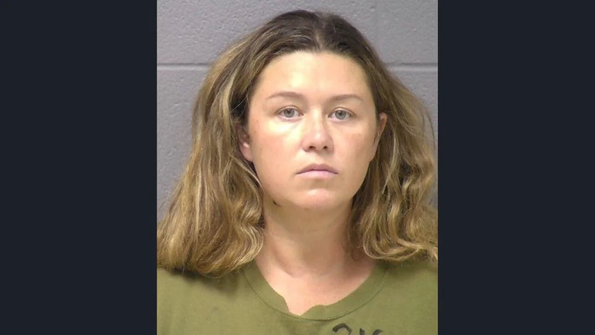 Will County Sheriff's Office booking mugshot of Corie Walsh following her arrest on first-degree murder charges.